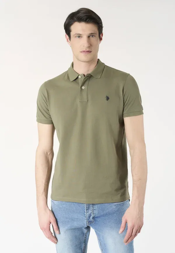 Футболка поло из хлопка Polo shirt U.S. Polo Assn., зеленый