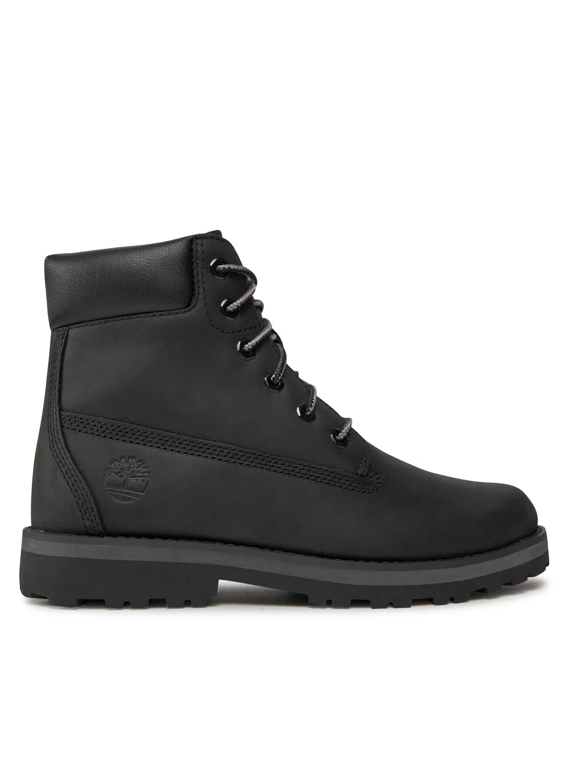 Ботильоны на шнуровке для мальчика Courma Kid Timberland, черный