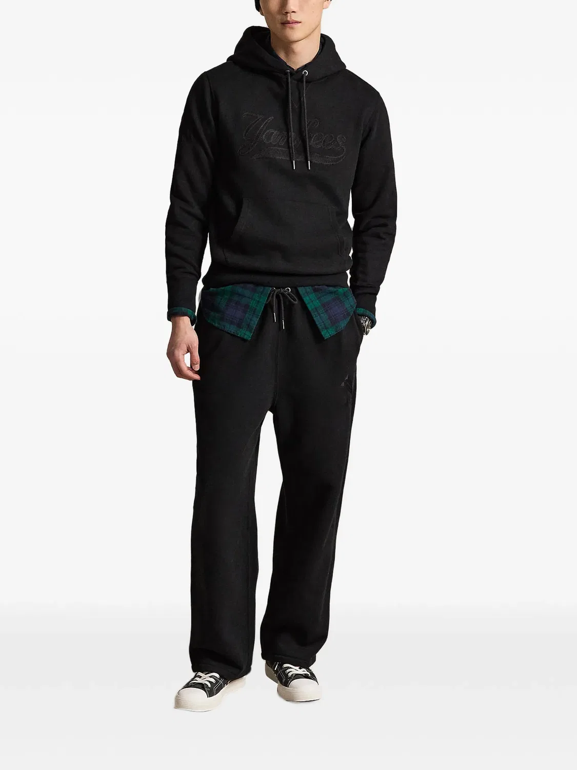 Худи с вышивкой логотипа из хлопка Polo Ralph Lauren, черный — фото 2