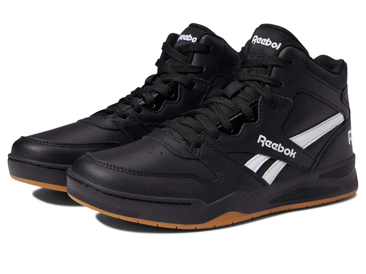 Детские кроссовки для мальчиков Bb4500 Court Reebok, Black Brown White — фото 2