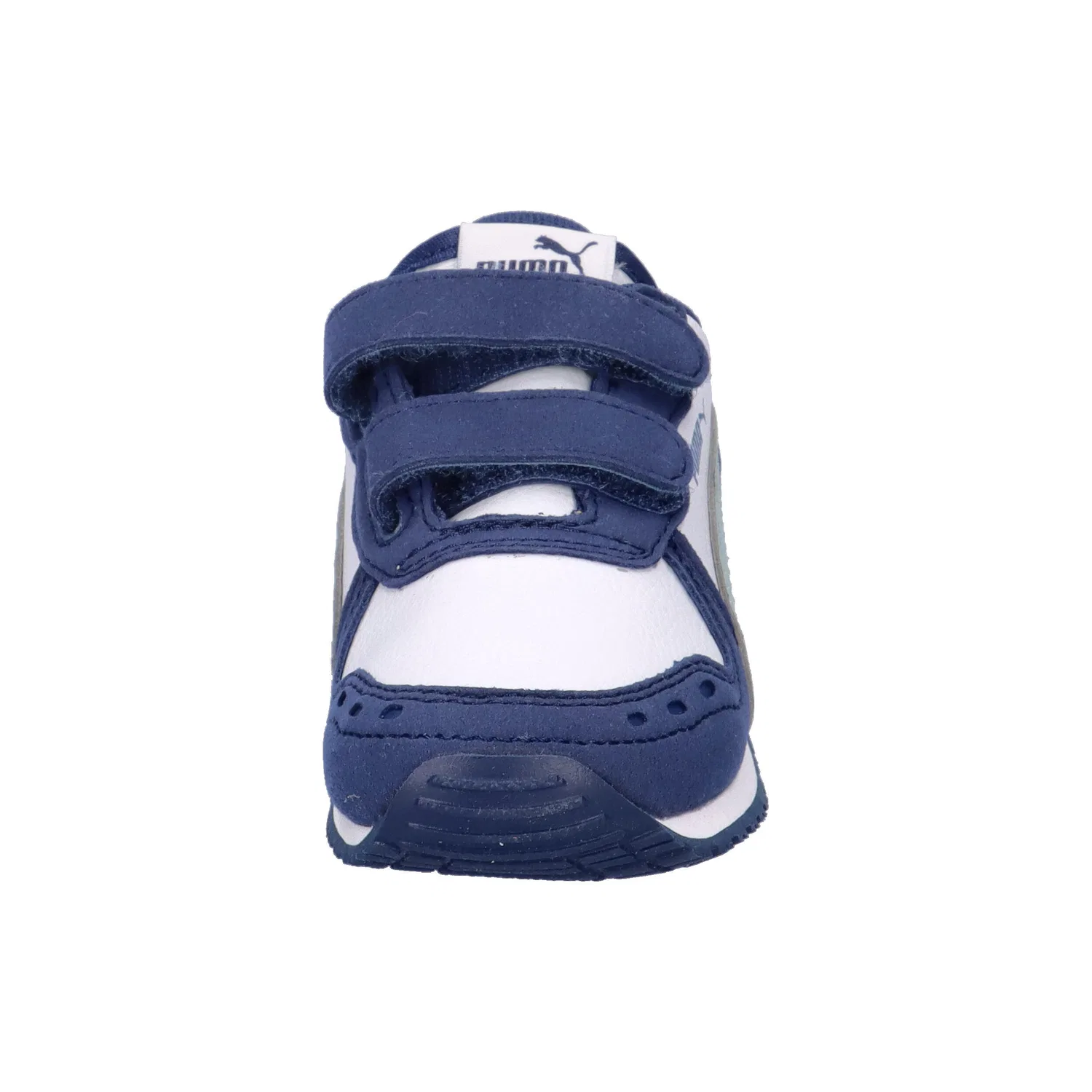 Детские кроссовки с ретро-дизайном Cabana Racer Puma, Weiss Navyblau Pastellblau — фото 3