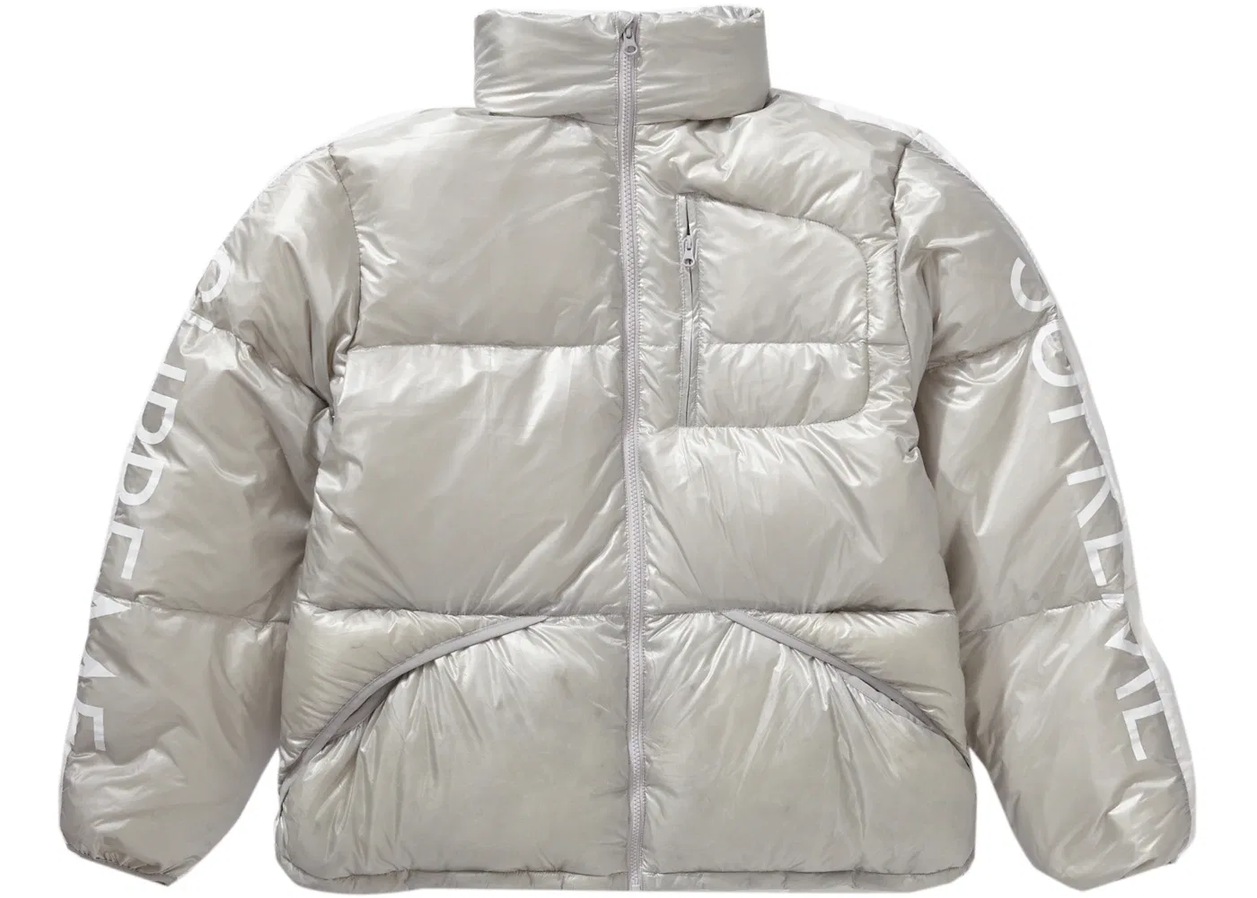 Мужская пуховая куртка Supreme Featherweight Down Jacket, White — фото 2
