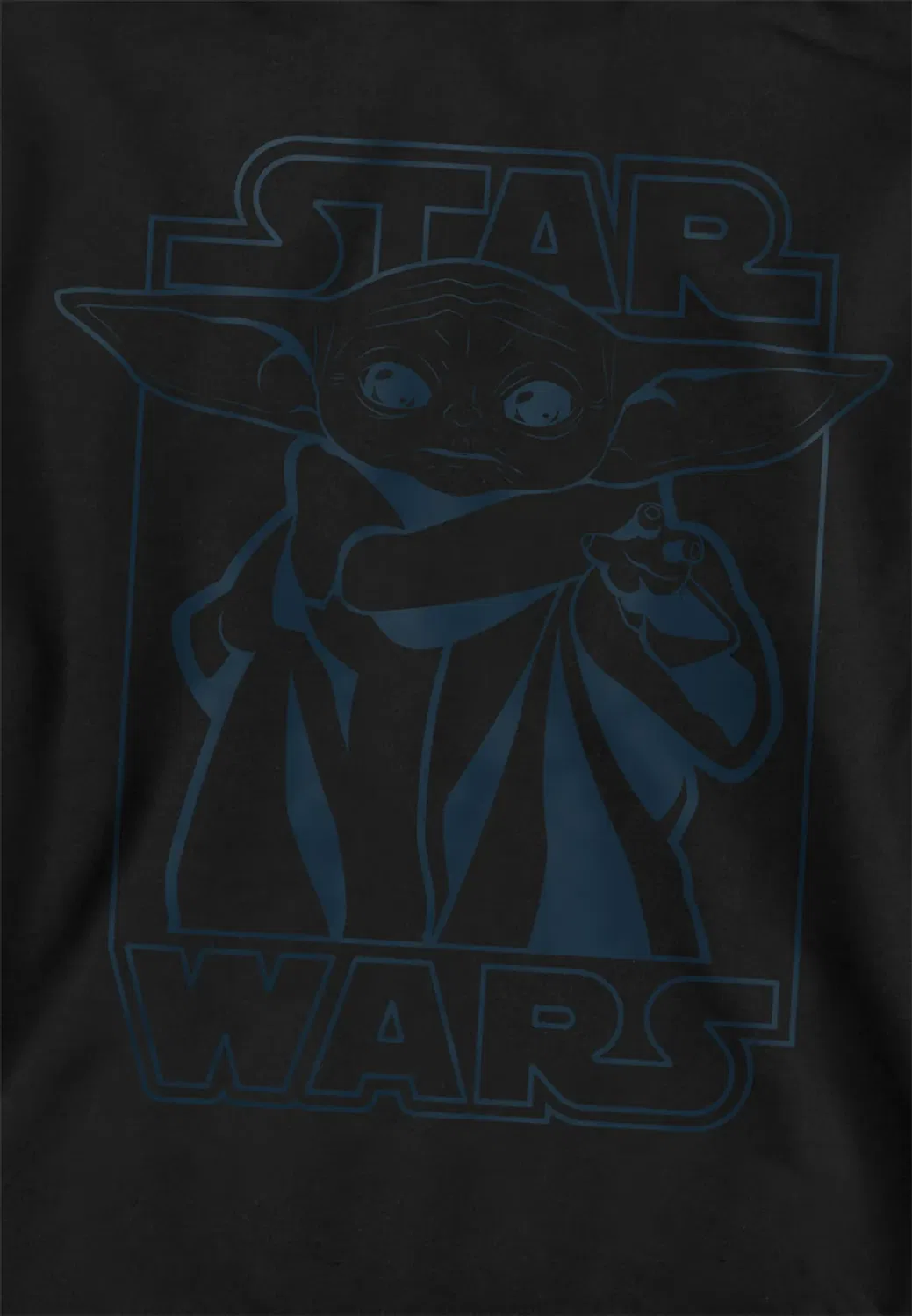Детский худи с принтом The Child Force Star Wars - The Mandalorian, Black — фото 2