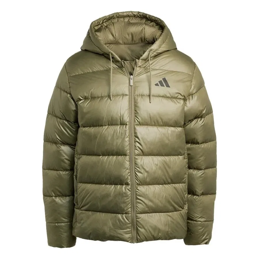 Мужская куртка с длинным рукавом Ess Sd Puf Hd J adidas, Зеленый