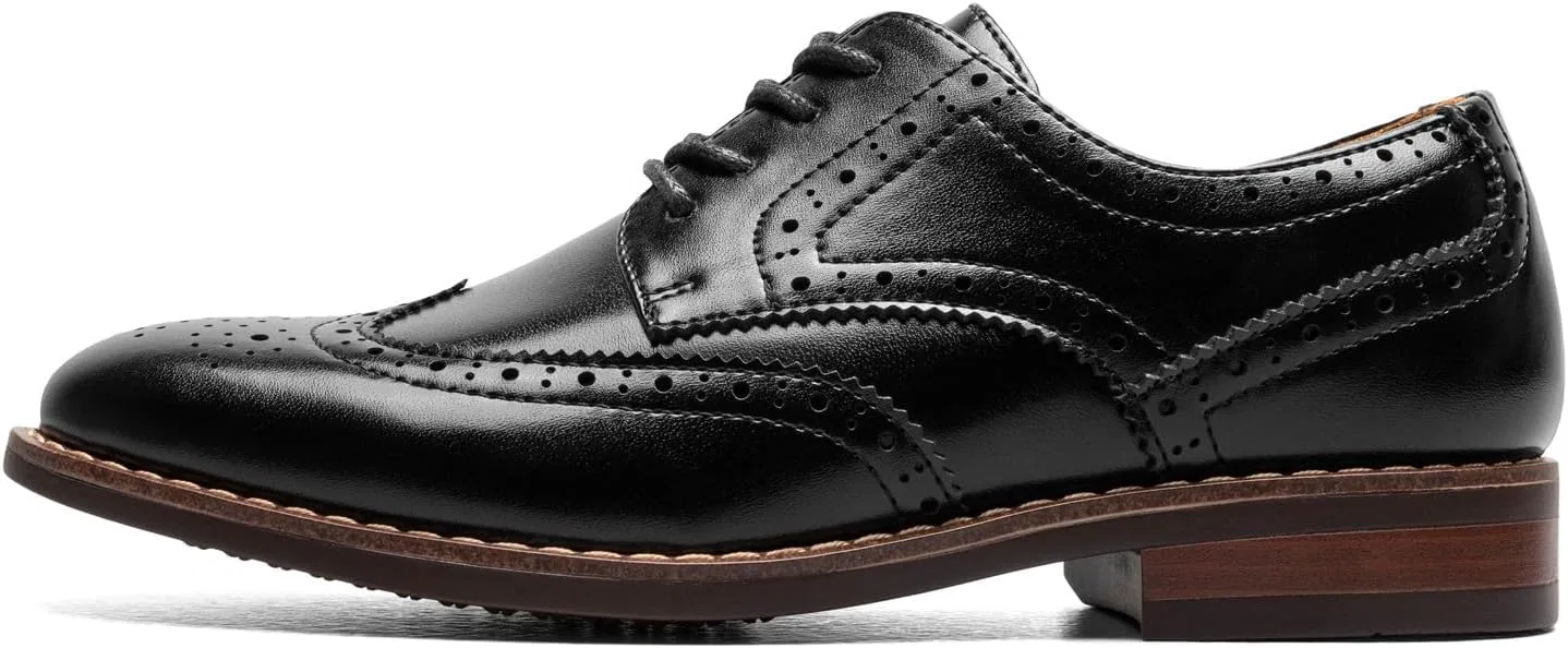 Детские оксфорды с перфорацией Rucci Jr. Florsheim, Black — фото 4