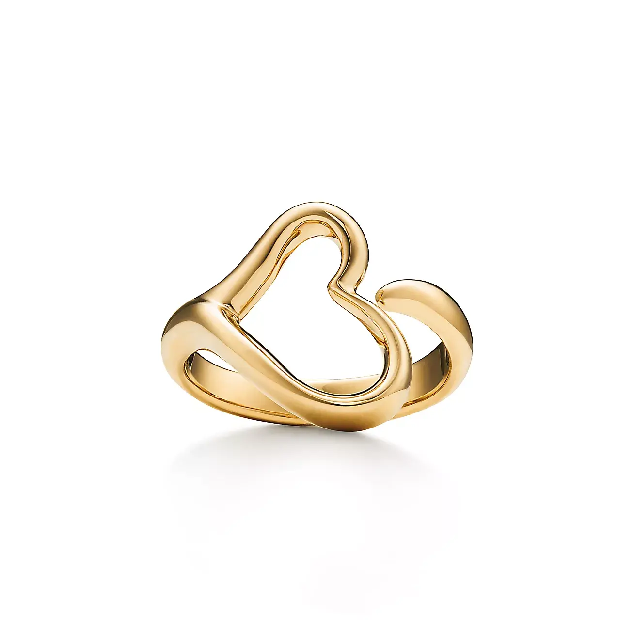 Кольцо Tiffany & Co. x Elsa Peretti Open Heart, золото — фото 3