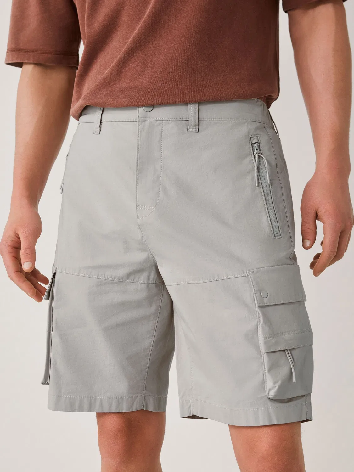 Шорты карго Tech Stretch Utility Next, Light Grey
