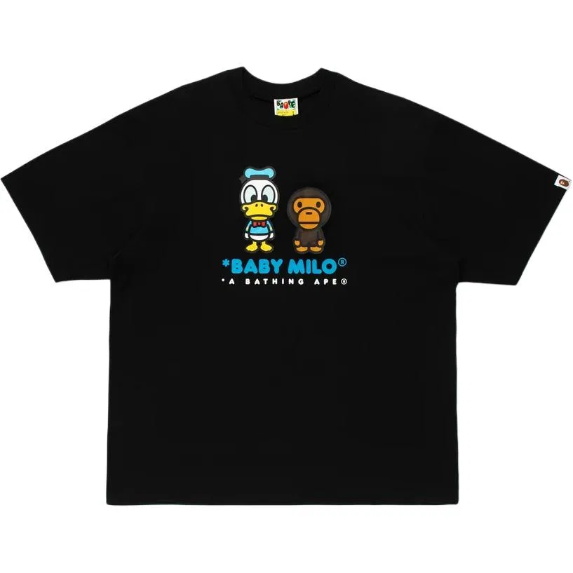 Детская футболка с принтом X Disney Black A BATHING APE, Black