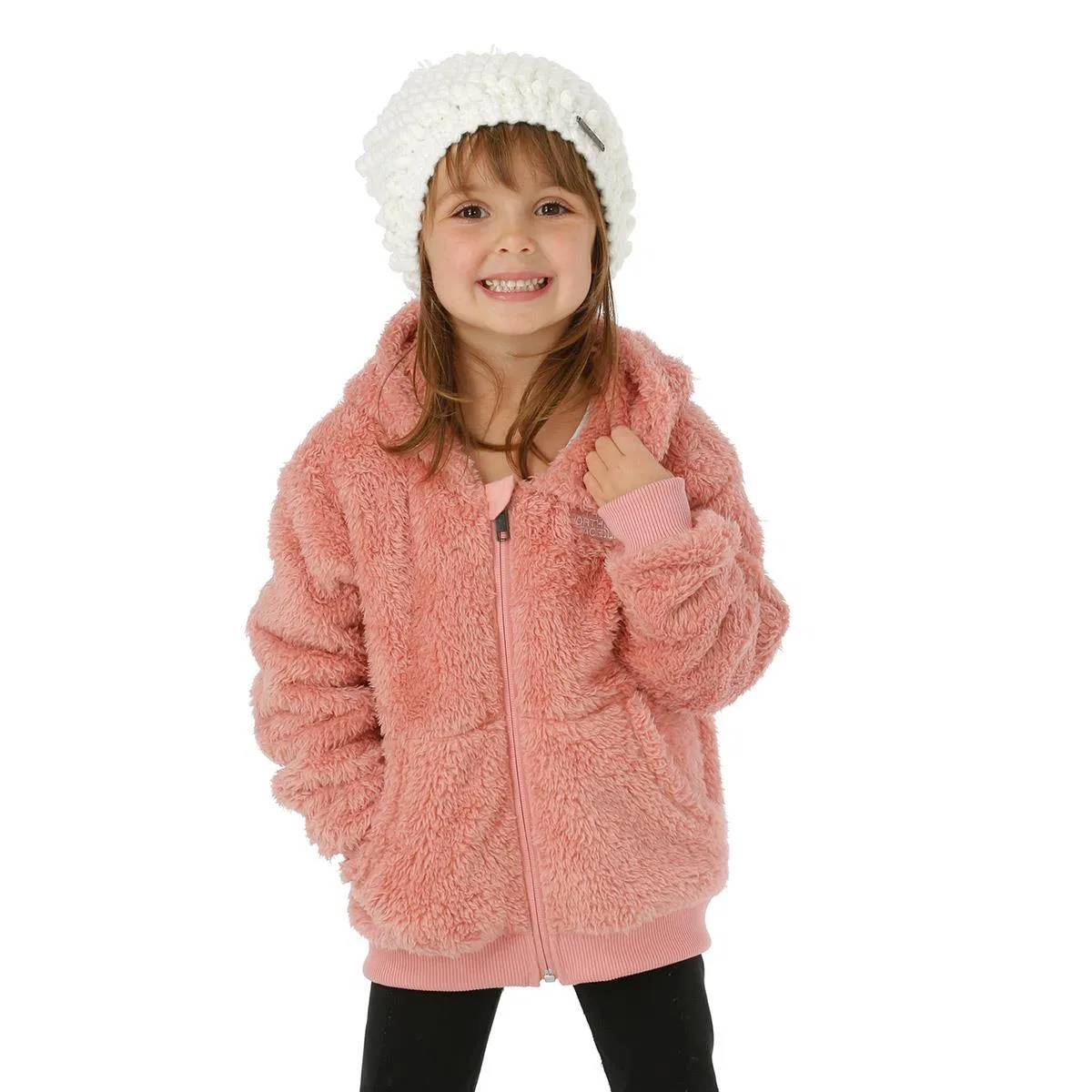 Детский флисовый худи на молнии Suave Oso The North Face, Shady Rose