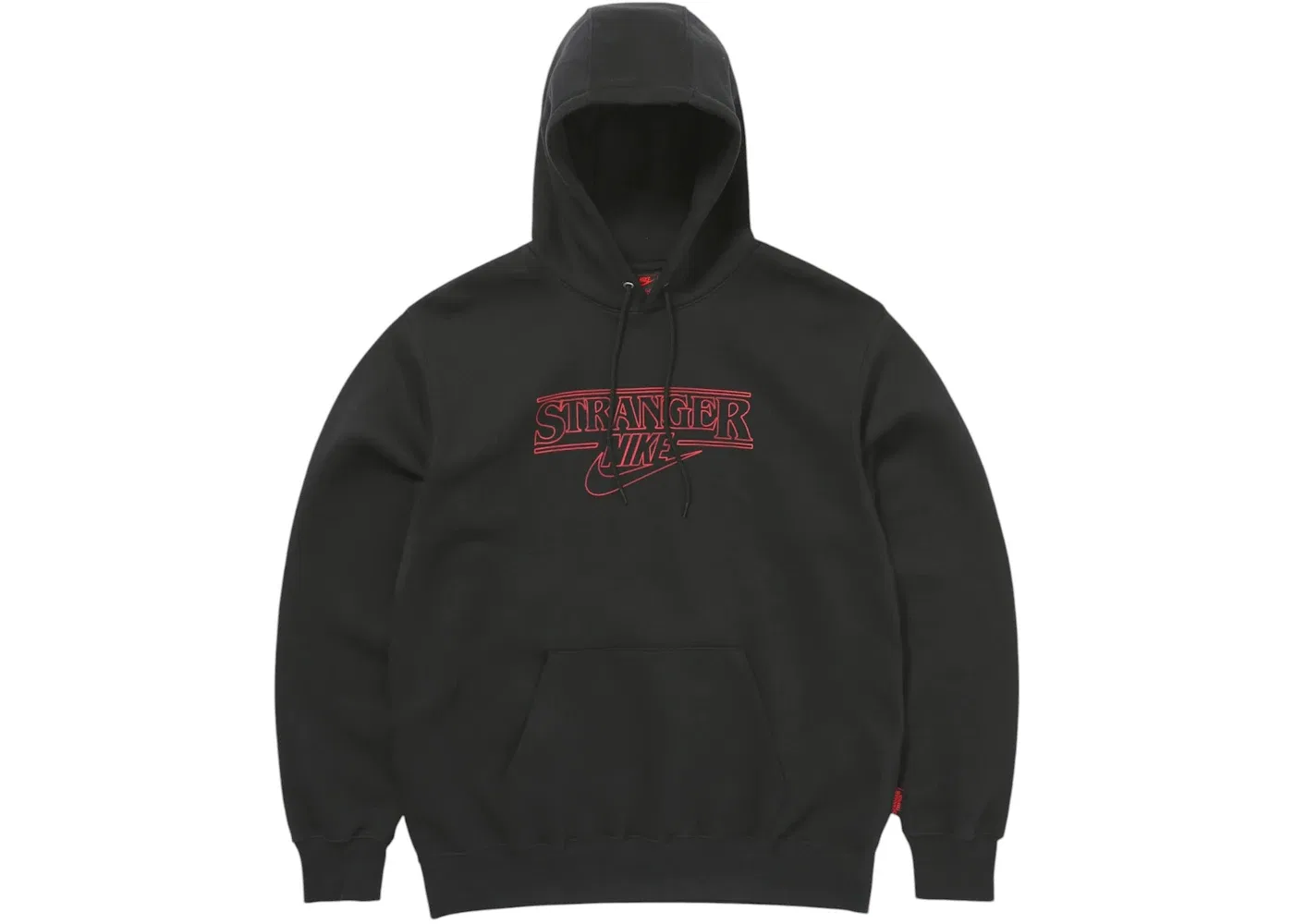 Мужская худи с принтом Nike x Stranger Things NRG Club, Black Black