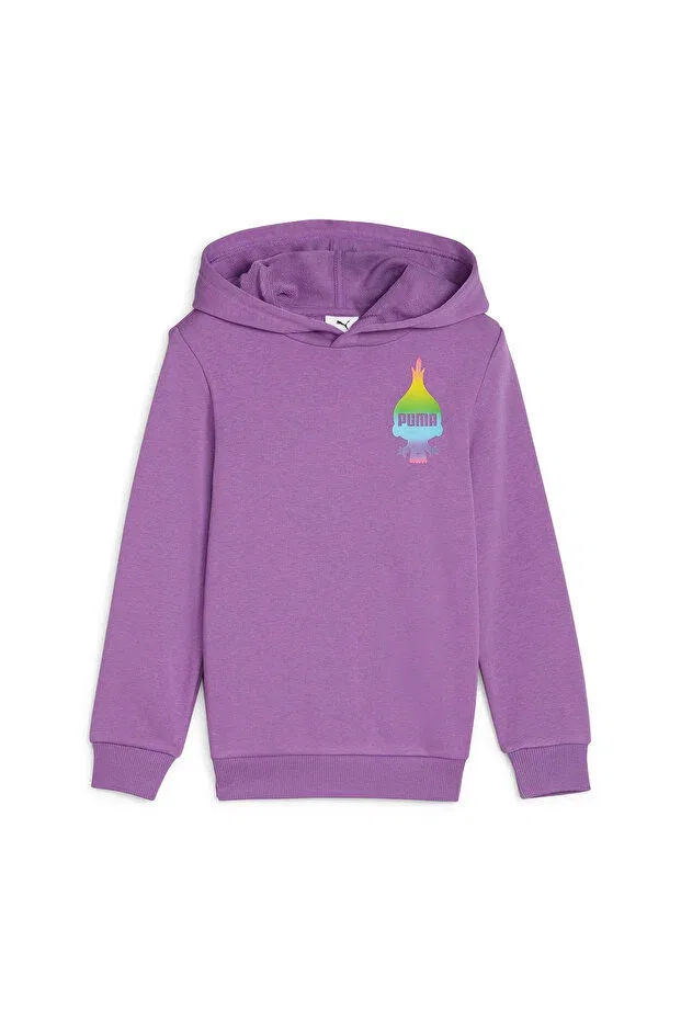 Детское худи для девочек с принтом X Trolls Boy Purple Puma, Purple
