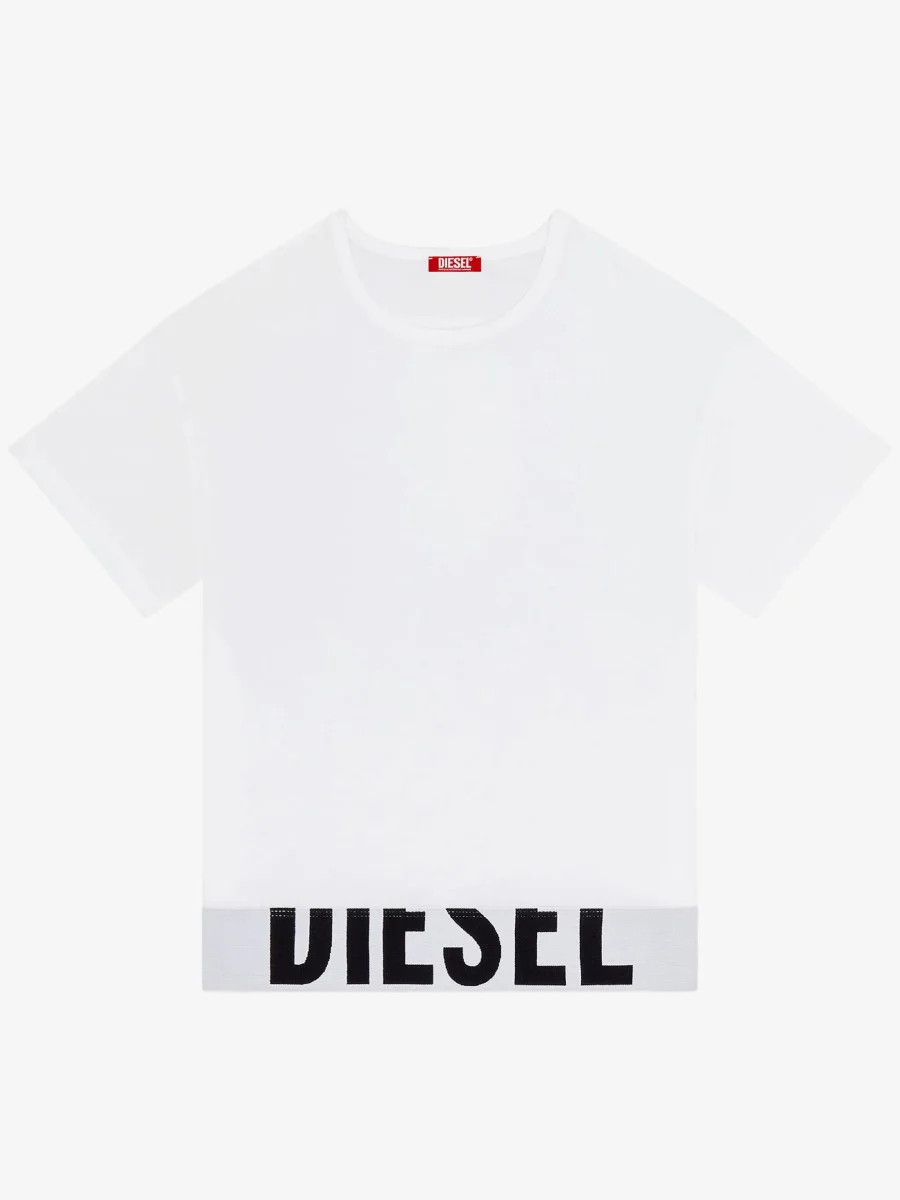 Футболка Diesel Uftee, белый — фото 2