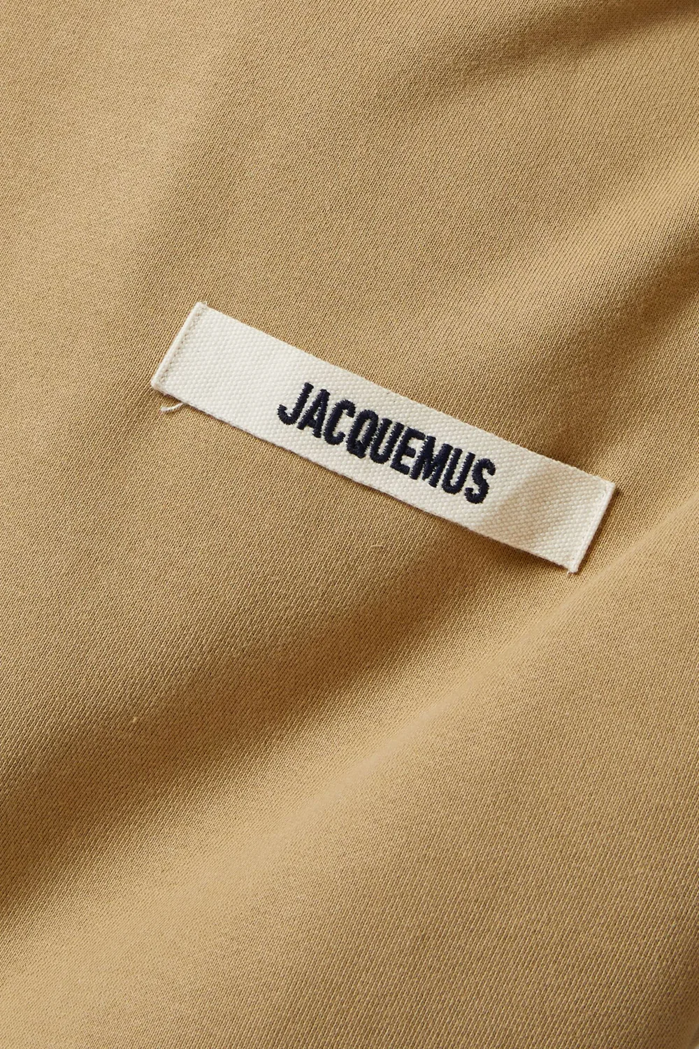 Худи с логотипом на органическом хлопке Jacquemus, нейтральный — фото 4