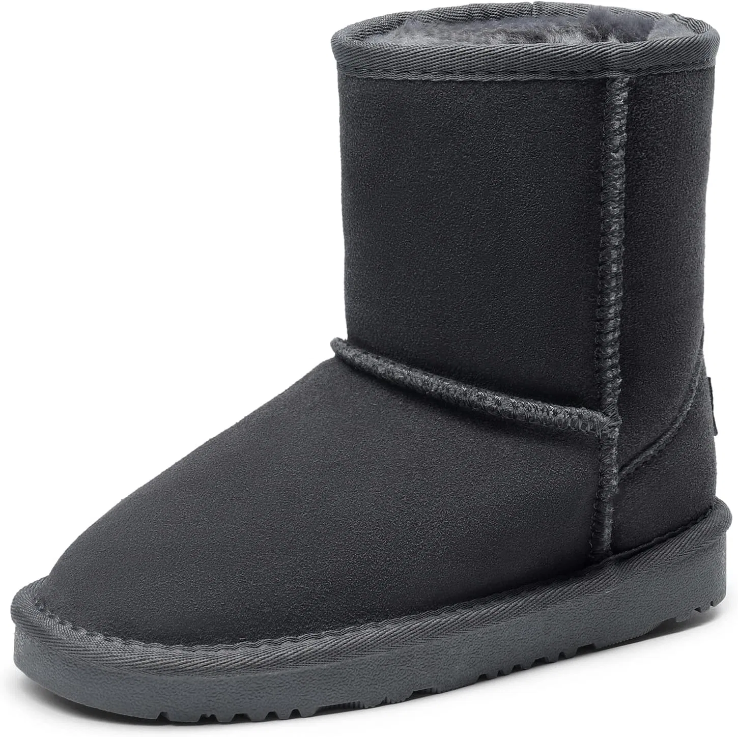 Детские зимние ботинки для девочек и мальчиков DREAM PAIRS, Grey