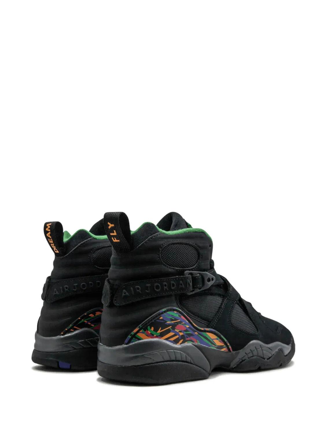 Кроссовки Air Jordan 8 Retro "Air Raid", черный — фото 4
