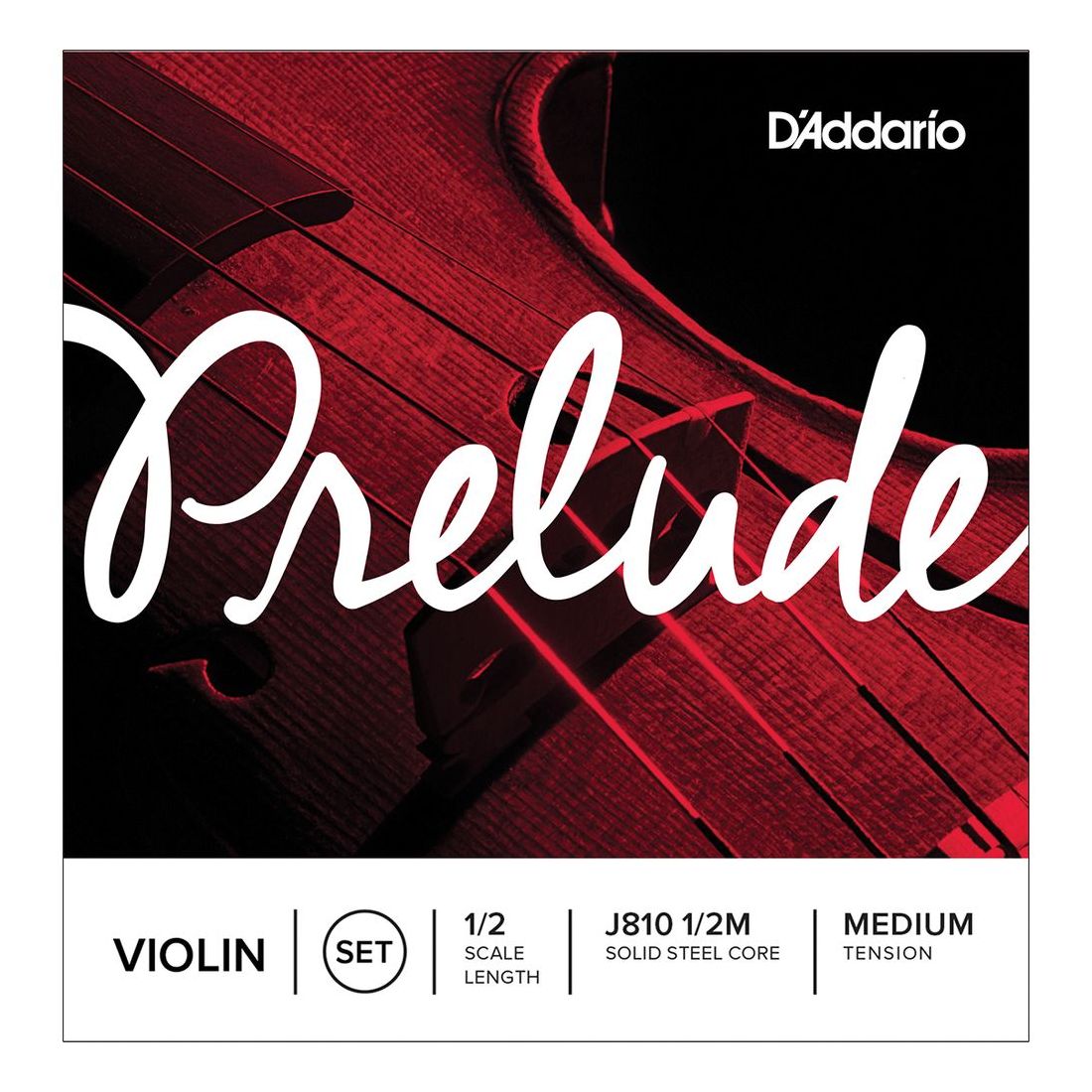 Струны D'addario J8101/2M Prelude для скрипки 1/2 Medium - фото