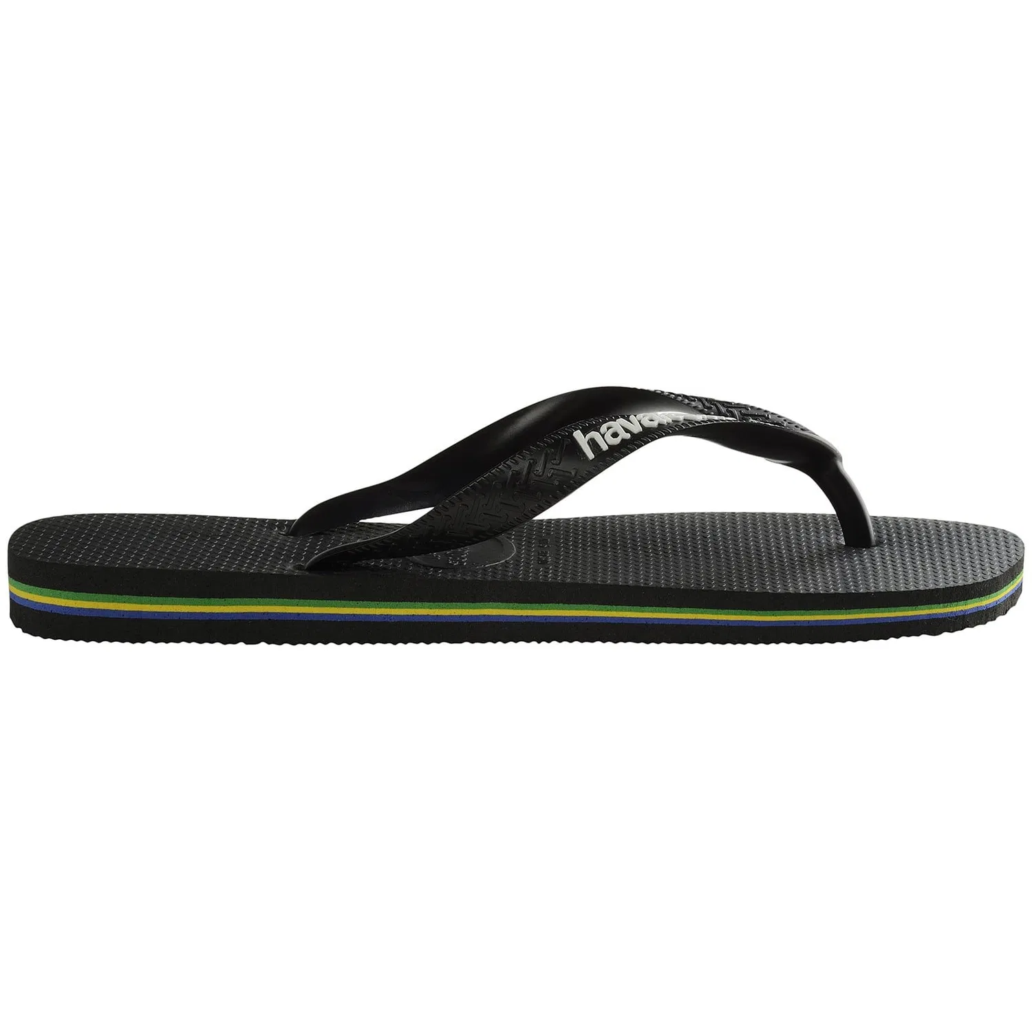 Шлепанцы с логотипом Brasil Schwarz Havaianas, черный — фото 2