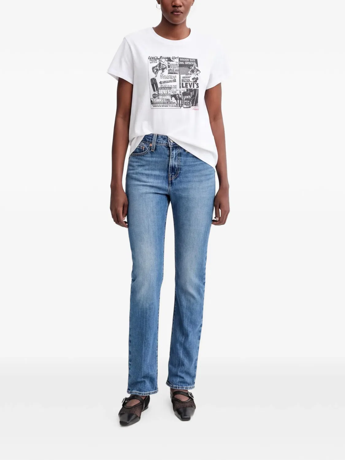 Джинсы Wedgie синие Levi's, синий — фото 3
