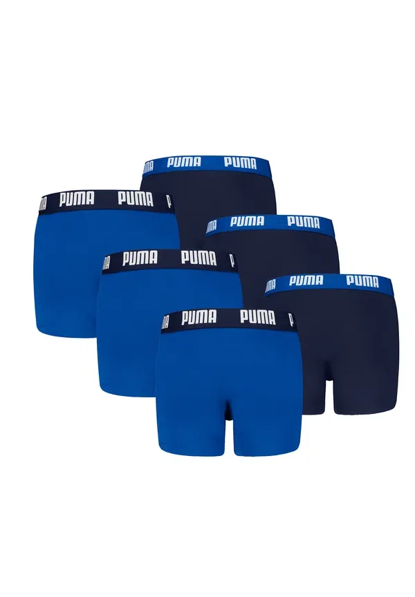 Комплект из 6 трусов боксеры, хлопок, Puma, Navy Blue, темно-синий — фото 2