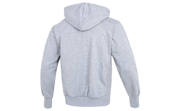Куртка Men's Nike Solid Color Printing Logo Zipper Hooded Running Gym Jacket Gray, серый — фото 2