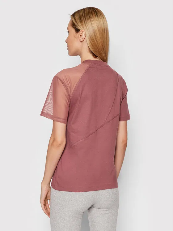 Футболка regular fit adicolor Split Trefoil Adidas, розовый — фото 2