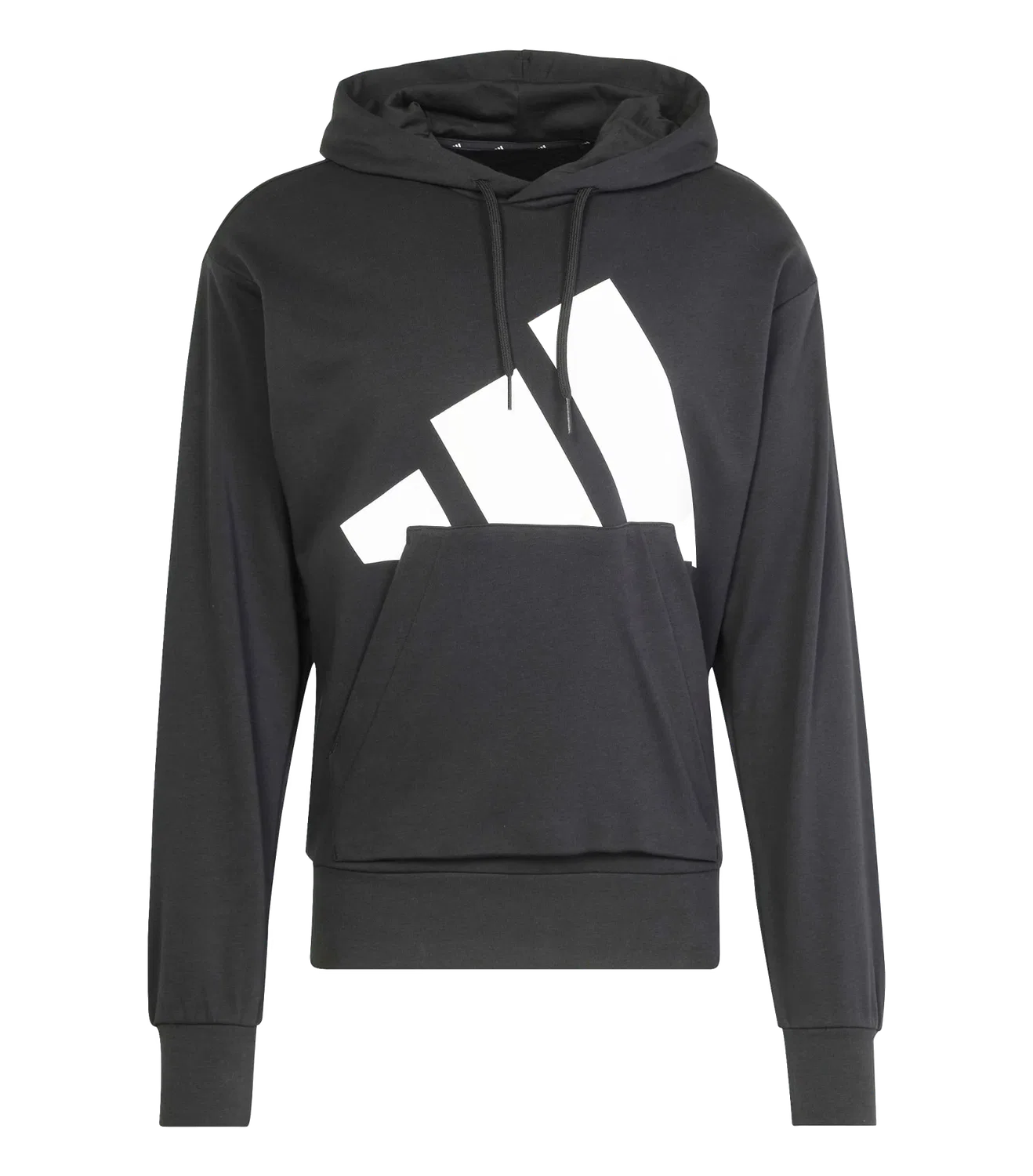 Мужское худи с логотипом Adidas, черный