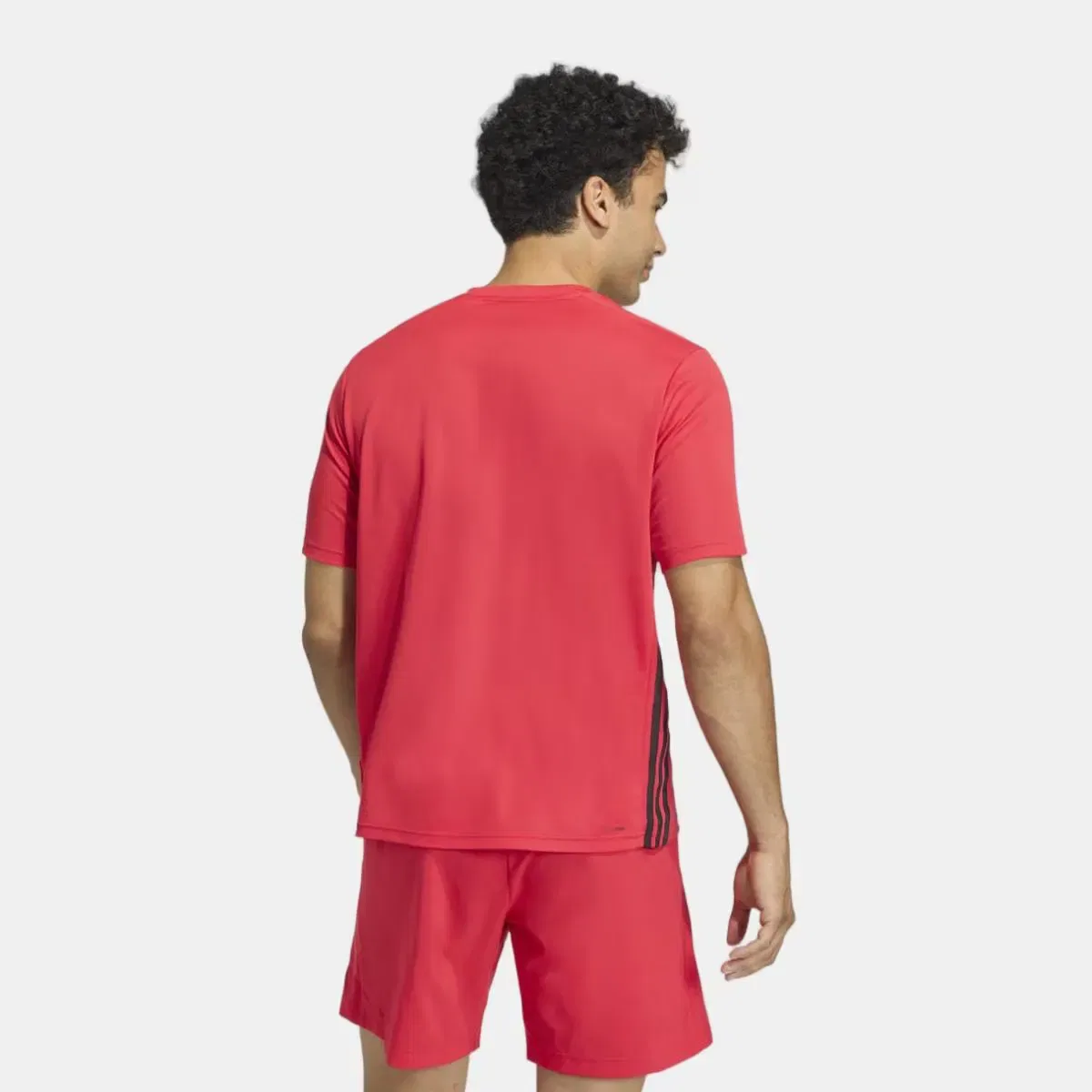 Мужская футболка с принтом Workout Essentials adidas, Красный — фото 2