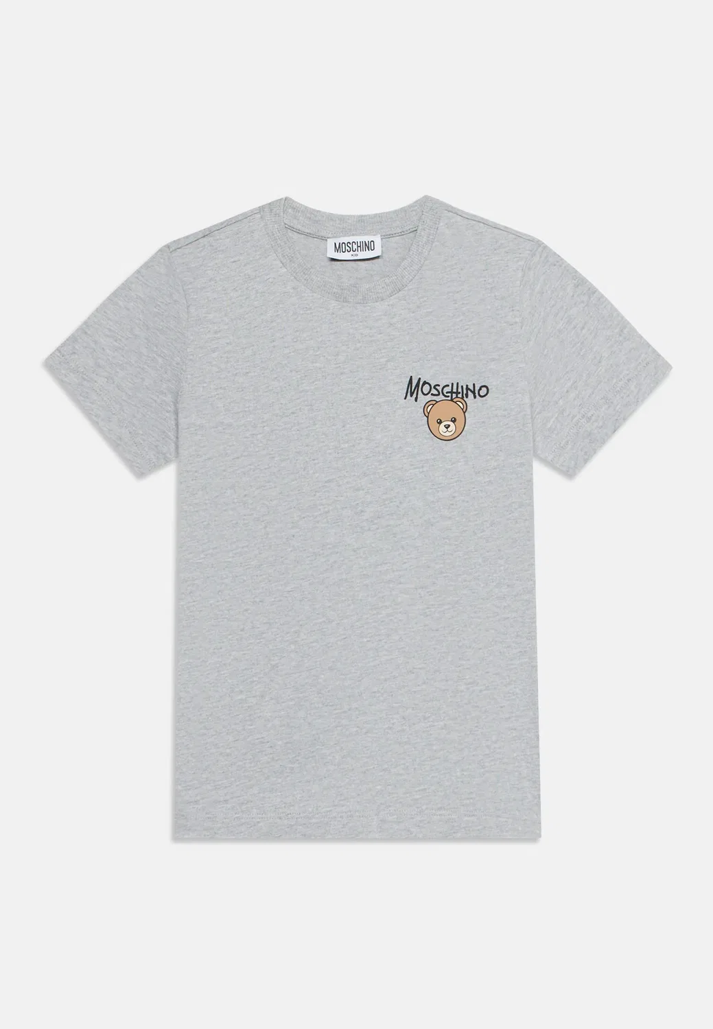 Футболка унисекс - базовая модель Moschino, Mottled Grey