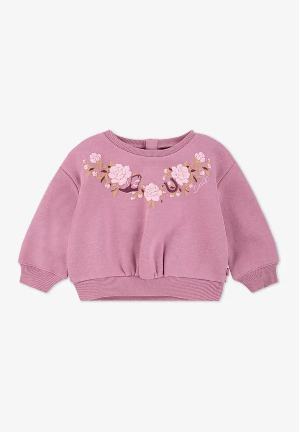 Толстовка LVG Rose Front Tuck Crew Levi'S, лиловый — фото 4