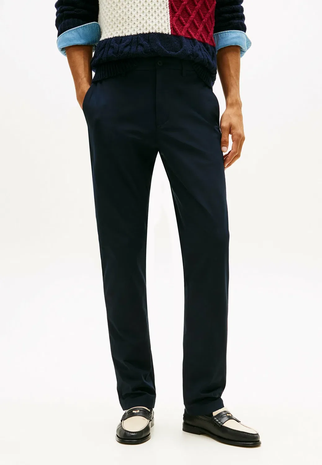 Брюки прямого кроя Performance Denton Tommy Hilfiger, Navy Blue