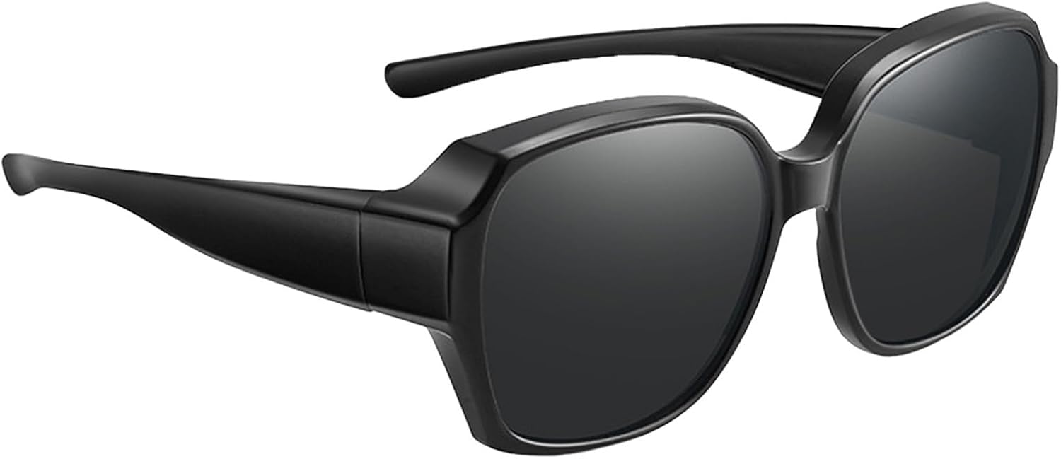 

Солнцезащитные очки, надеваемые поверх обычных очков - облегающие очки для мужчин, легкие, обеспечивают защиту от УФ-излучения, подходят для вождения и игры в гольф Generic, C