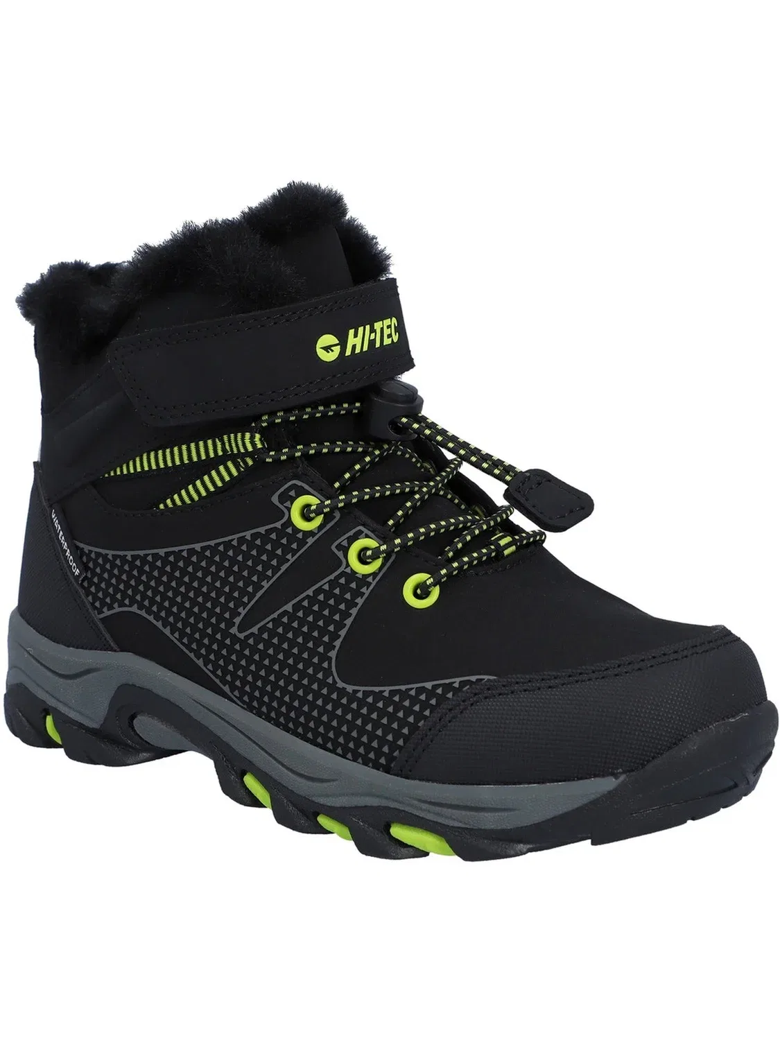 Ботинки детские водонепроницаемые утепленные Jackdaw Waterproof Jr Insulated Hi-Tec, черный