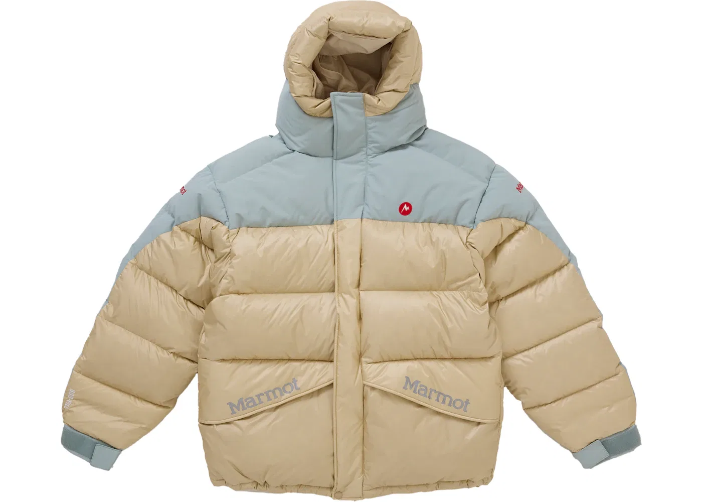 Мужской пуховик с наполнителем 800 fill Marmot Supreme, светло-коричневый