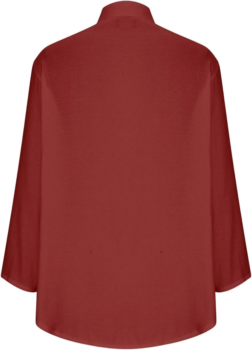 Женская свободная туника из хлопка и льна Pelang, Red — фото 4