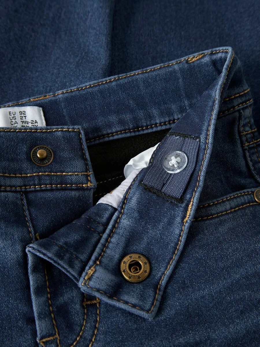Джинсы NAME IT Slim fit 'NMMSilas' темно-синего цвета — фото 3