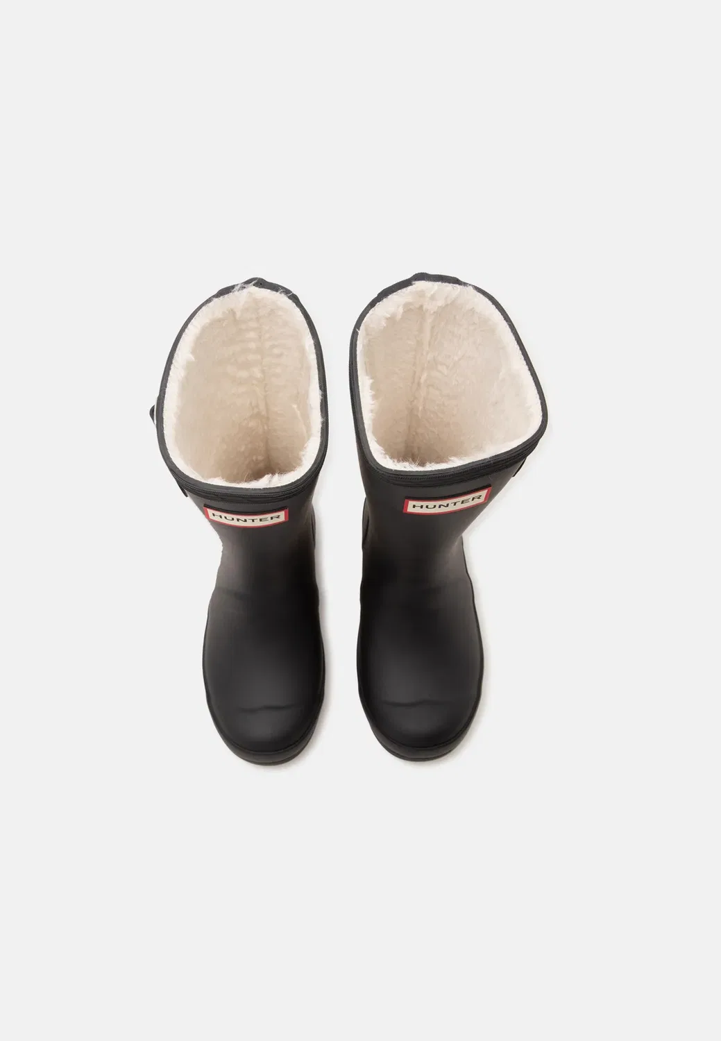 Детские утепленные сапоги унисекс - резиновые сапоги Hunter Original, Black — фото 4