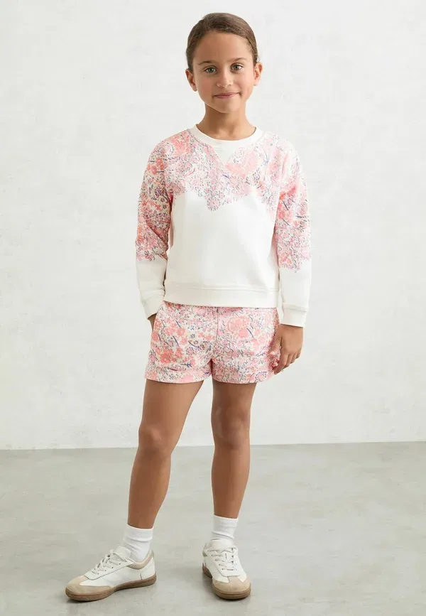 Комплект: худи и брюки с цветочным принтом Floral-print set Reiss, Pink Print, розовый