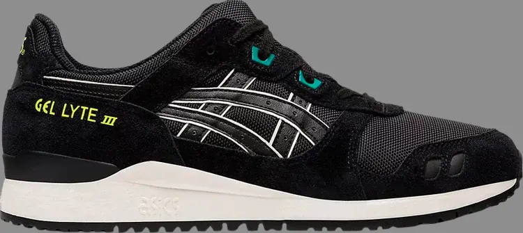 

Кроссовки gel lyte 3 'neon accent' Asics, черный