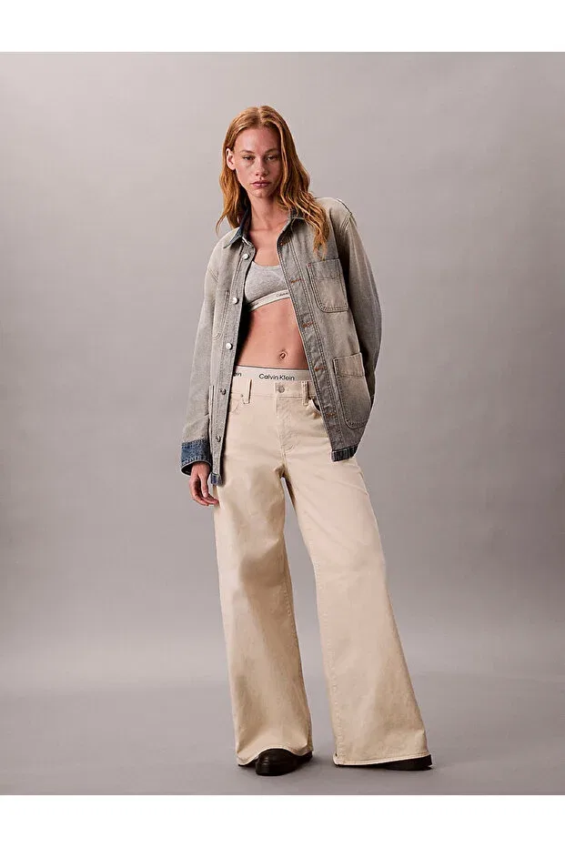 Женские брюки широкие Calvin Klein, Beige