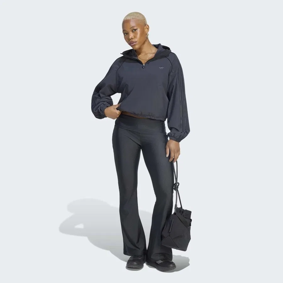 Женский свитшот с высоким воротником Originals Sport Coverup adidas, Черный — фото 3