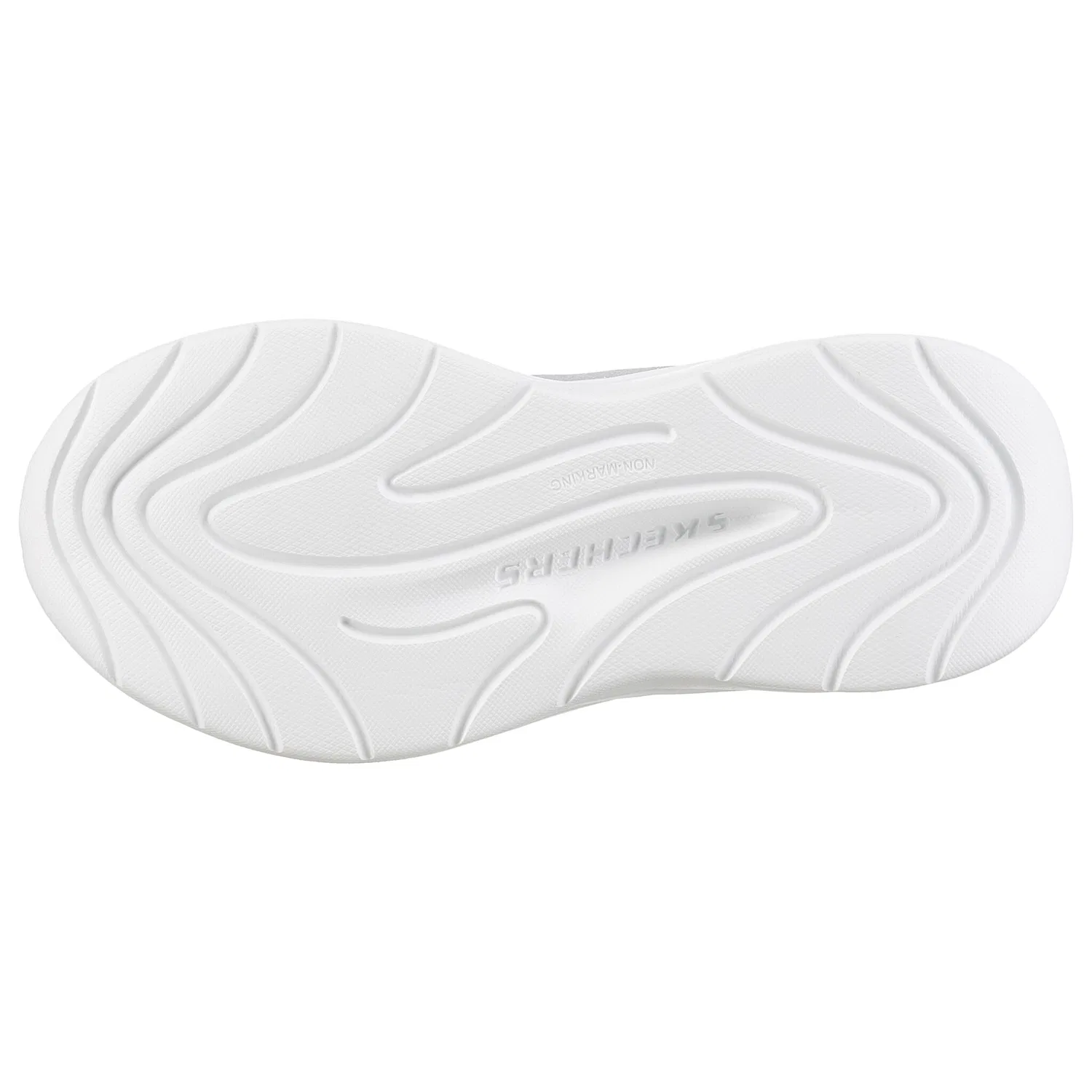 Детские кроссовки с блестками Skechers Wave 92, Light Gray-Pink — фото 4