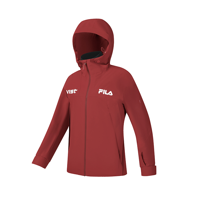

EXPLORE Thermal, Breathable, Waterproof, Windproof Windbreaker Jacket Two Piece Set Women's Fiery Scarlet FILA, fiery scarlet