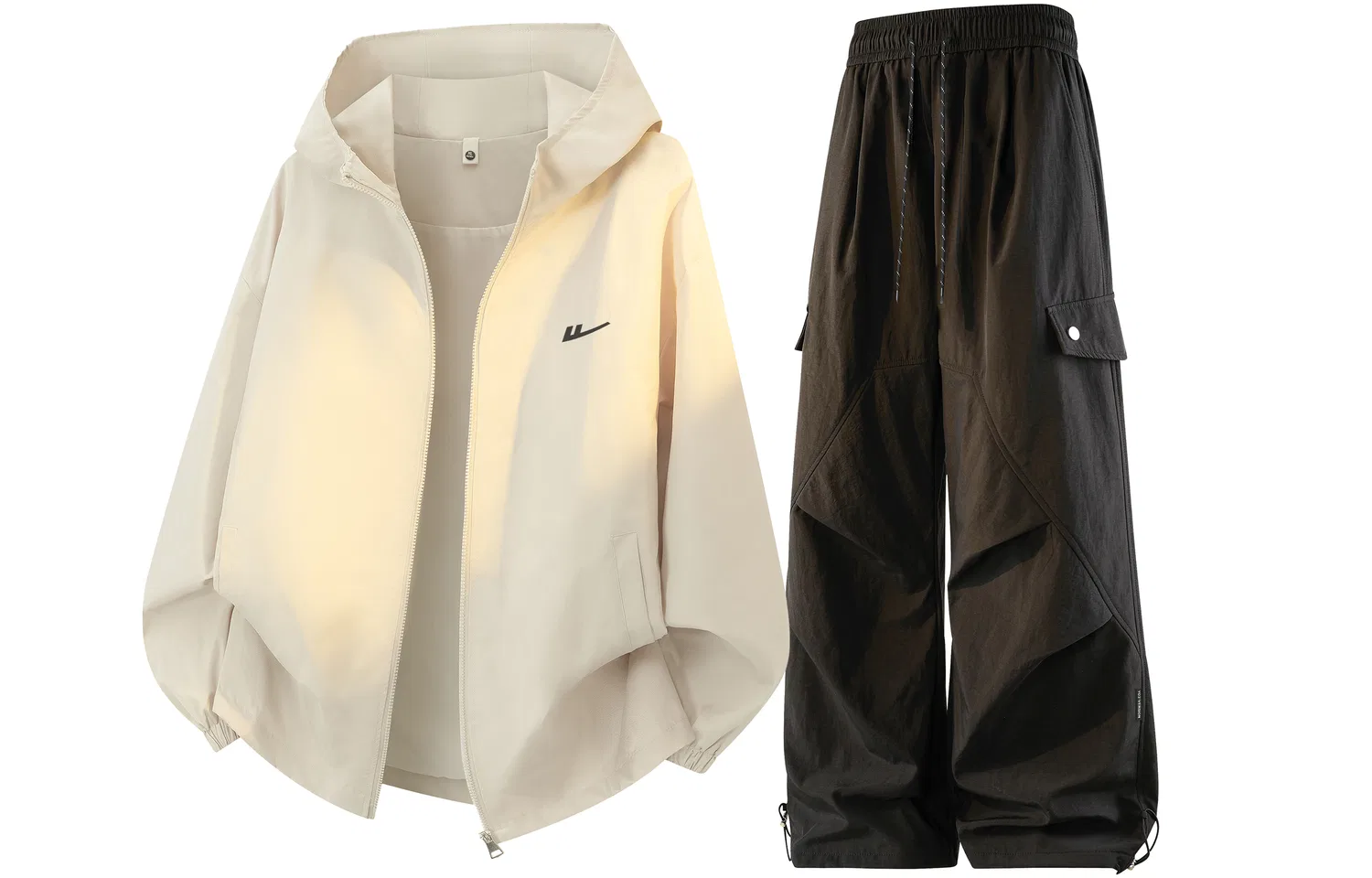 Детский комплект куртки и брюк с капюшоном, непромокаемый, Windbreaker Jacket & Pants Sets, WARRIOR — фото 4
