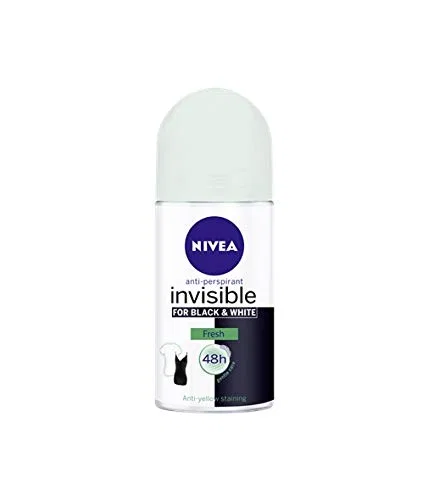Роликовый дезодорант Невидимый для черного и белого, свежий, NIVEA, набор 3 x 50 мл