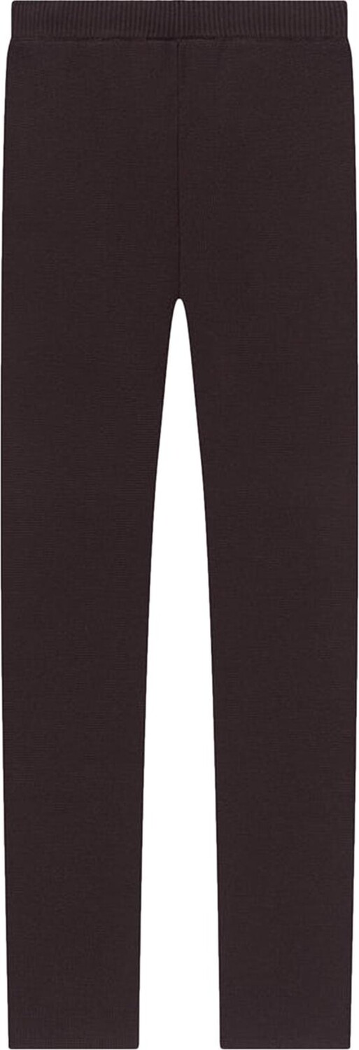 Брюки Fear of God Essentials Knit Lounge Pant 'Plum', коричневый — фото 3