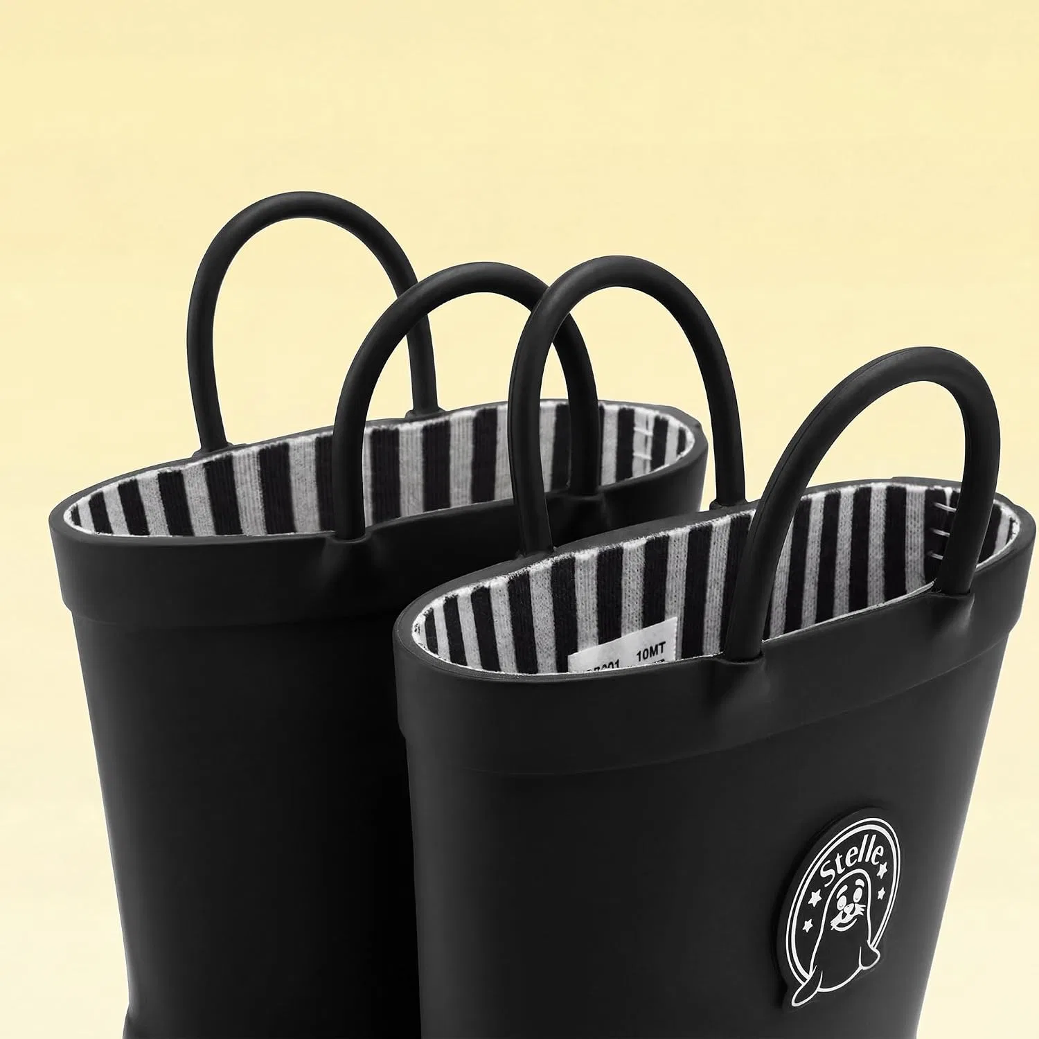 Детские резиновые сапоги для мальчиков и девочек Stelle, Matte Black — фото 4