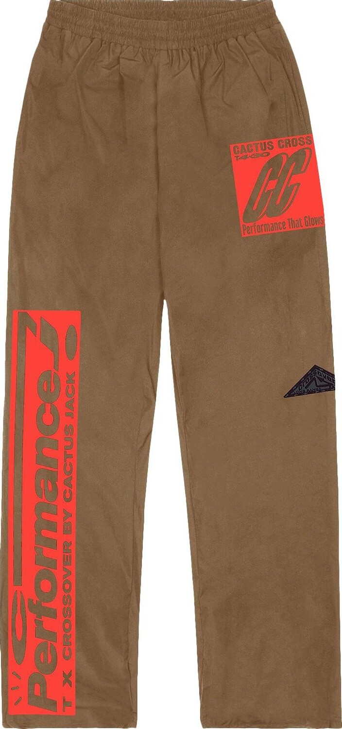 

Брюки Cactus Jack by Travis Scott Performance Pants 'Brown', коричневый