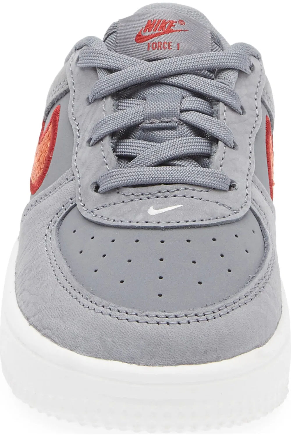 Кроссовки детские баскетбольные Air Force 1 Nike, 001 Col Gy/Tmcrms — фото 4
