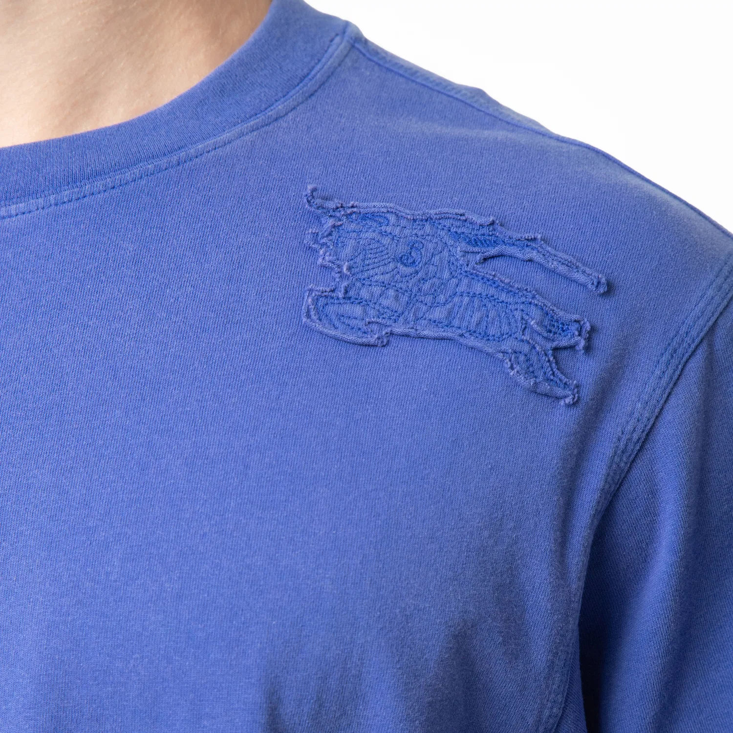 Футболка хлопковая с принтом Signature Equestrian Knight Emblem Cotton T Shirt Burberry, Knight — фото 2