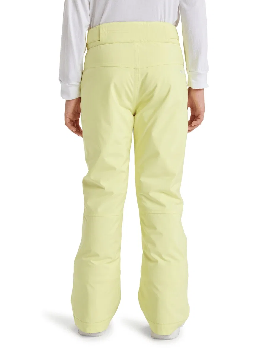 Спортивные штаны ROXY Regular Workout Pants 'Backyard' светло-желтого цвета — фото 4